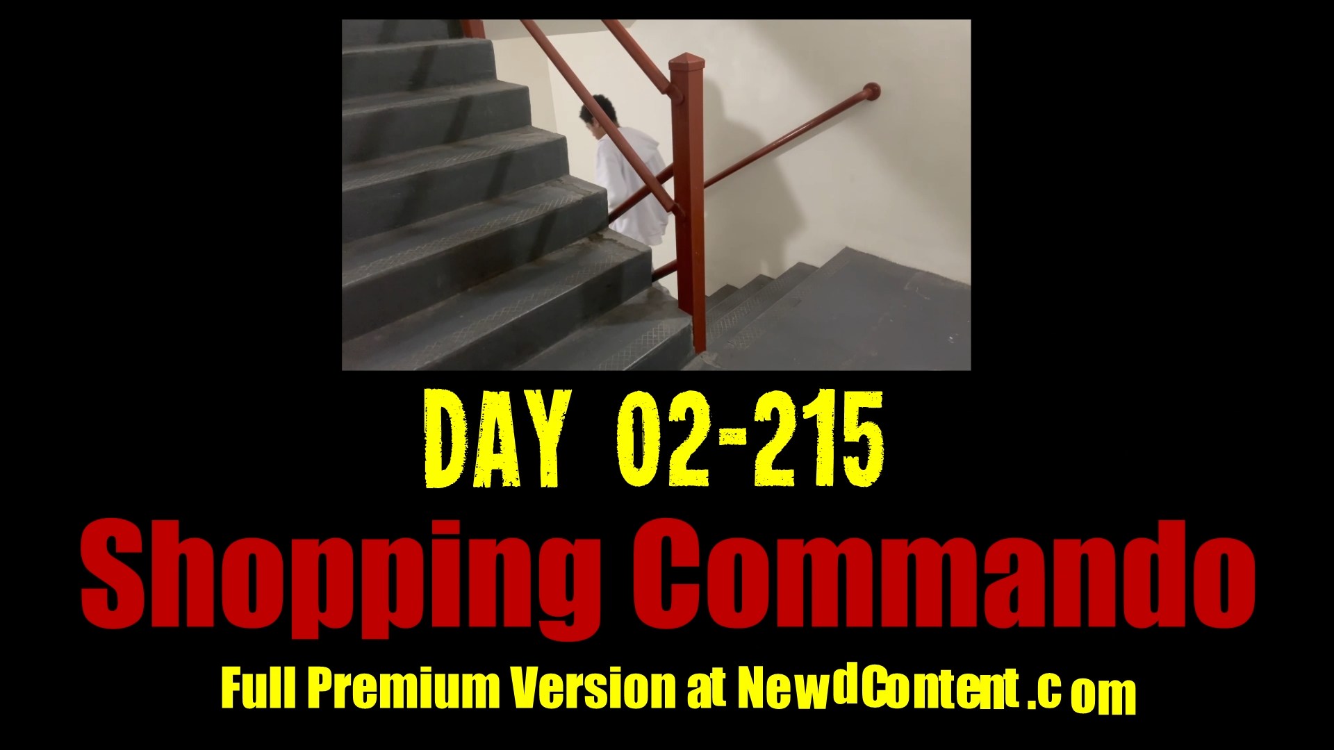 Newd Story: Day 02-1215 – Shopping Commando