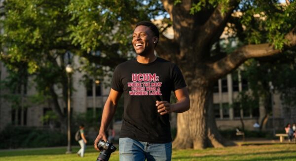 UCUM Warning Label T-Shirt - Image 2